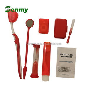 G110C commercio all'ingrosso della fabbrica tazza di Design orale ortodontico Kit per Travelling uso 8 in 1 Set di spazzolino portatile cura tuta - Product Image 3