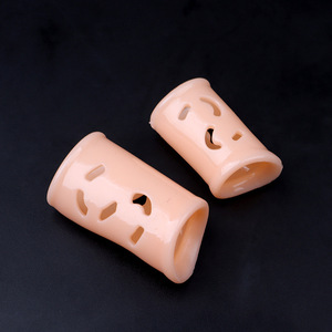 Ensemble de anneaux péniens à boucle inversée, couleur chair, en caoutchouc souple, pour retarder l'éjaculation, usage masculin adulte - Product Image 2