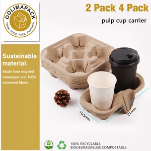 Portabicchieri da Volo per 4 Tazze, <span class=keywords><strong>Porta</strong></span> <span class=keywords><strong>Caffè</strong></span> da Asporto in Cartone - Product Image 3