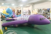 Avion gonflable en PVC écologique en gros et modèle d'avion gonflable publicitaire, événement gonflable, avion personnalisé