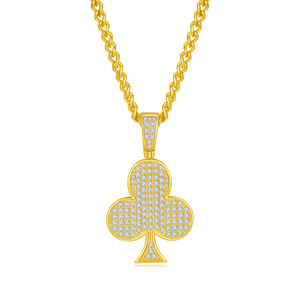 Collier Hip Hop fleur de prunier S925 pendentif en argent Moissanite diamant Grade D 0.92CT - Product Image 2