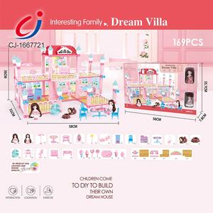Casa De <span class=keywords><strong>Maison</strong></span> 169 pièces <span class=keywords><strong>Maison</strong></span> de rêve moderne <span class=keywords><strong>Maison</strong></span> de poupée pour enfants Meubles DIY Miniature Grande <span class=keywords><strong>maison</strong></span> de poupée pour enfants - Product Image 5