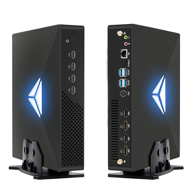 Topton Mini Gaming PC MV200 RTX 3050 8G GDDR6 Core I9 I7 I5 Desktop Gamer Mini Computer 2*HD2.1 2*DP1.4 4x8K UHD Barebone PC