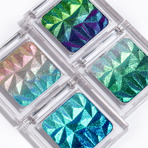Logo personnalisé en gros haute Pigment arc-en-ciel visage maquillage des yeux mousseux caméléon fard à paupières paillettes ombre à paupières - Product Image 4