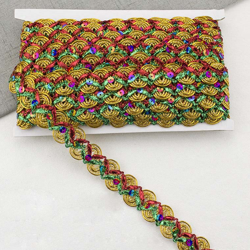 Multi oro/rosso/verde