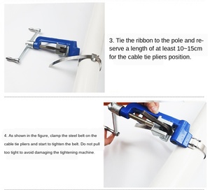 Thép không gỉ đóng đai công cụ thắt chặt vành đai Máy ban nhạc căng thẳng công cụ 304 thép đóng đai công cụ - Product Image 6