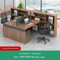 Escritorio de Oficina Moderno e Industrial para 2, 4 o 6 Personas, Personalizable, con Almacenamiento