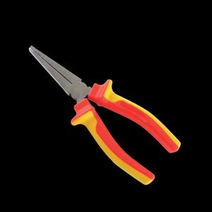 Taiwan Professional Insulated Best <b>Flat</b> <b>Nose</b> <b>Pliers</b> with Plastic Handle for Crimping - Product Image 1