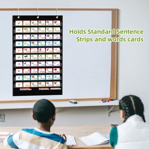 Organizador de Bolsillos Transparentes Estándar, Tablero de Palabras para el Aula, para Tarjetas de Letras, Palabras y Tiras de Frases, Suministros para el Hogar y la Oficina - Product Image 5