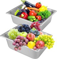 Bestseller 4 Zoll tiefe Edelstahl Dampf tisch pfannen Anti-Jamming Steam Pan
