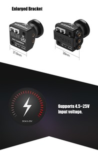 Caméra standard Foxeer Mini HD 5MP 2.1mm avec objectif M12 1200TVL, sortie d'usine - Product Image 5