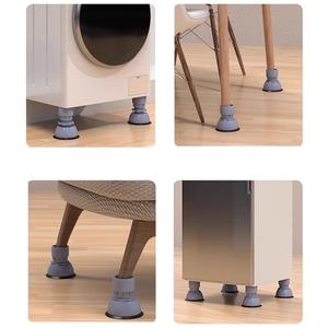 Almohadillas antivibración modernas para pies, patas de goma, alfombrilla antideslizante silenciosa, tope deslizante, soporte de amortiguadores de PP - Product Image 6