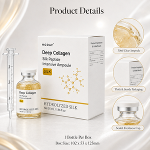 Nouveau produit HODAF : Kit de sérum au collagène profond avec <span class=keywords><strong>acide</strong></span> <span class=keywords><strong>hyaluronique</strong></span>, vitamines C/E et astaxanthine – Revitalisant cutané professionnel en <span class=keywords><strong>seringue</strong></span> pour le visage - Product Image 4