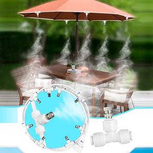 Sistema de Nebulización para Exteriores, Kit de PVC Blanco, Nebulización Fina para Enfriamiento de Patios - Product Image 1