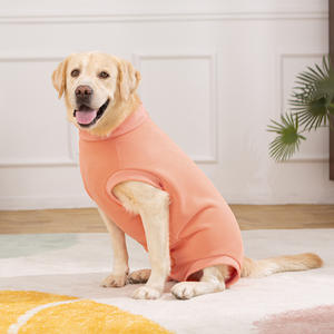 เสื้อโค้ทโพลีเอสเตอร์สำหรับสุนัขพันธุ์ใหญ่ (โกลเด้นรีทรีฟเวอร์ ลาบราดอร์) สำหรับฤดูใบไม้ร่วง/ฤดูหนาว แบบ OEM/ODM จำนวนมาก - ให้ความอบอุ่นและสบาย ดีไซน์คลาสสิก - Product Image 2