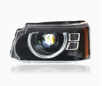 Phare avant modifié pour Range Rover Sport 2010-2013, style Defender, avec lentille LED et feux de jour, ensemble de phares de voiture amélioré