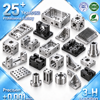 Pièces en aluminium usinées sur mesure par CNC, usine de Dongguan, anodisées, précision ±0,001 mm, devis 3-H pour capteur d'instrument électronique