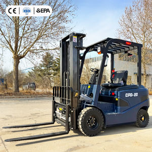 Forklift Listrik Baru 1.5 Ton 2 Ton 2.5 Ton 4WD Mini Forklift Listrik 3000-6000mm Forklift Listrik Kecil Bertenaga dengan Side Shift - Product Image 3