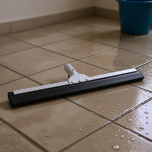 Water <b>Squeegee</b> 12 Inch Aluminum Frame With Rubber Blade For <b>Floor</b> Cleaning - Product Image 3