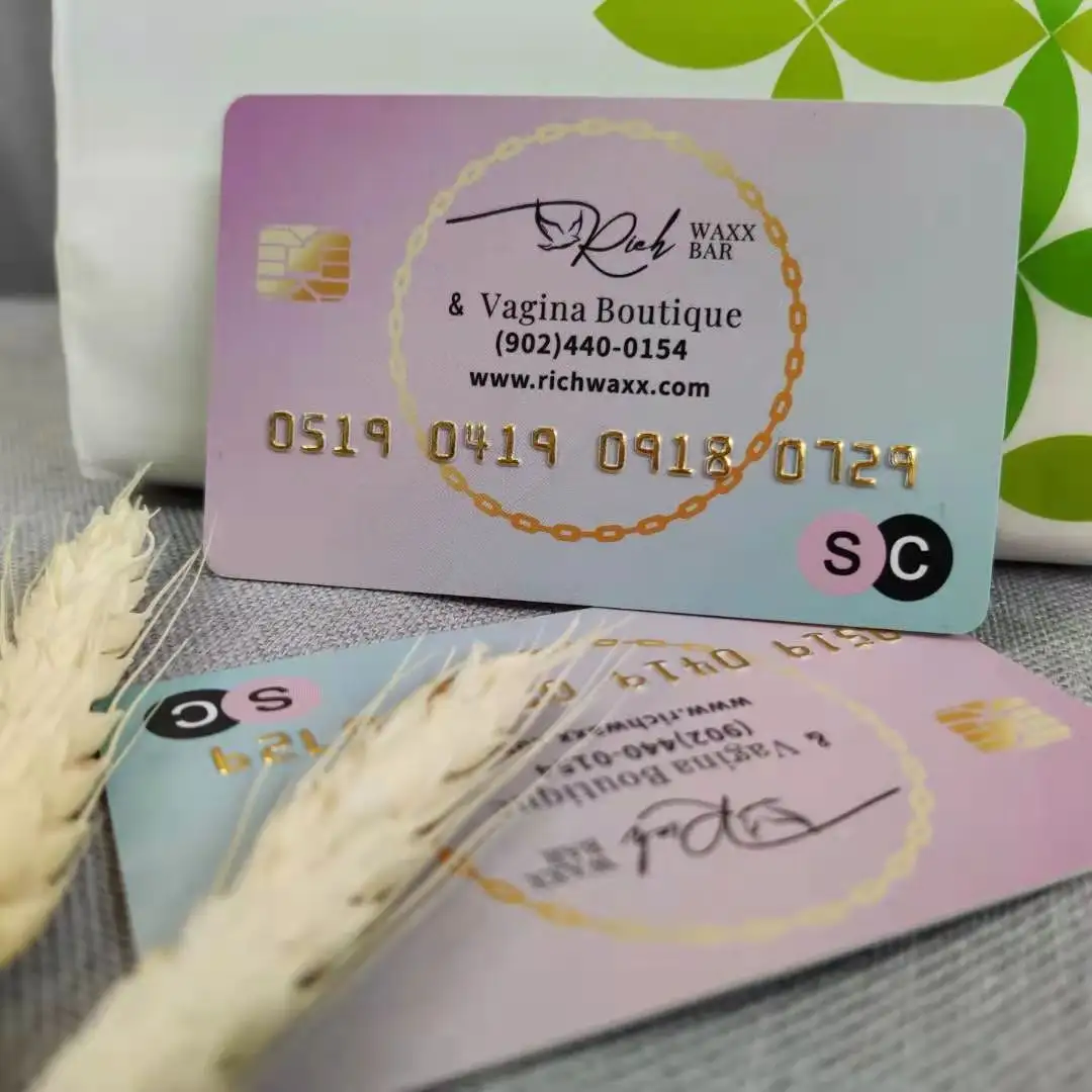 Son tasarım özel kabartmalı kart numarası UV kredi kartı kartvizit baskı