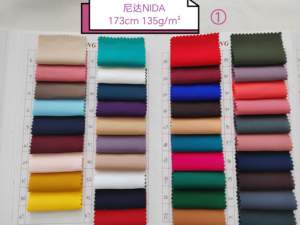 Настраиваемая мягкая текстура 100% полиэстер супер черная ткань Nida для пошива Abaya и Kaftan - Product Image 5