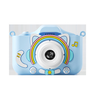 Appareil photo numérique pour enfants, double objectif, étui en silicone, écran 2.0IPS, stockage sur carte TF, jouet éducatif pour enfants - Product Image 2