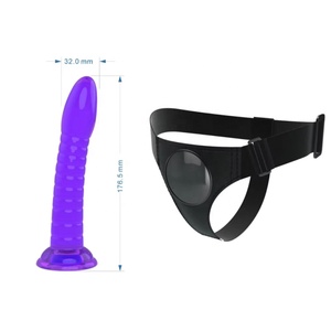 Meistverkaufter <span class=keywords><strong>Latex</strong></span>-Bandagen-Stil Erwachsenen-Damen Sexy Dildo im Slip - Product Image 3