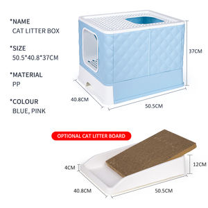 Offre Spéciale <span class=keywords><strong>bac</strong></span> <span class=keywords><strong>à</strong></span> litière en plastique fermé inodore pour chat <span class=keywords><strong>bac</strong></span> <span class=keywords><strong>à</strong></span> <span class=keywords><strong>sable</strong></span> pour chats - Product Image 2