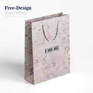 Kostenloses Design Luxus Geschenk Papiertüten Party Geschenk Papiertüte und Öko Papiertüte
