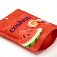 Sacs personnalisés imprimés avec fermeture éclair, sacs pour bonbons, friandises, snacks, emballages alimentaires, sachets refermables, pochettes verticales