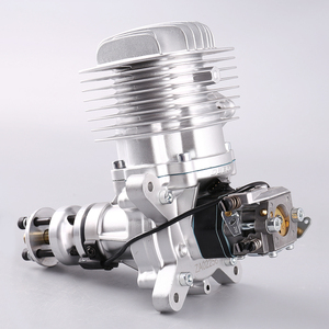 Motor de gasolina DLE61 de 61 CC para aeromodelismo de ala fija, monocilíndrico, con dos escapes, refrigeración por aire, arranque manual, de un solo carrera. - Product Image 5