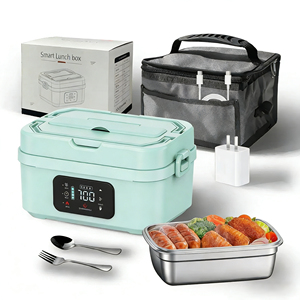 Factory Customized Rechargeable Electric Heating Lunch Box Large Capacity Smart Food Warmer for Office School and Student Meals - Product Image 6