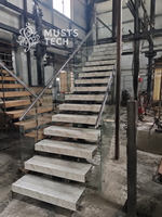Fabricant direct d'usine, fournisseur OEM ODM, escalier sur mesure pour projets hôteliers