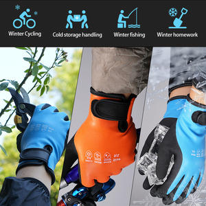 <span class=keywords><strong>Gants</strong></span> congelés extrêmement résistants au froid, <span class=keywords><strong>gants</strong></span> de travail doublés de coton, <span class=keywords><strong>gants</strong></span> de travail gelés d'hiver chauds imperméables et enduits - Product Image 4