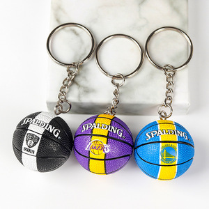 Siêu sao Kobe James cà ri cứng Durant PVC bóng rổ Keychain người hâm mộ tốt nhất Quà tặng Túi Mặt dây chuyền xe Keyring bán buôn - Product Image 1