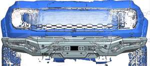 Camion de ramassage hors route 4X4 accessoires de voiture en acier LED Grille de protection pare-chocs avant Bull Bar pour Ranger T9 raptor <span class=keywords><strong>2023</strong></span> - Product Image 4