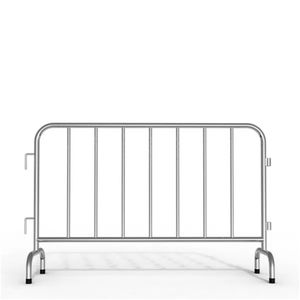 Fábrica de acero duradero resistente Barricada ironFrame Galvanizado Temporal Control de multitudes Valla Construcción de carreteras Eventos Bajo - Product Image 4