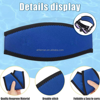 Couvre-sangle de masque de plongée en néoprène personnalisé avec logo d'usine, antidérapant et respirant pour la plongée sous-marine, le snorkeling et le surf