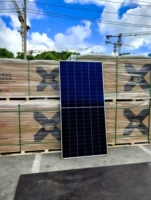 Panneau solaire LONGi Tier 1 550W 540W Hi-MO X10 LR7-60HVH HPBC 2.0 N-Type Mono Demi-cellule Module monocristallin à verre simple Prix usine