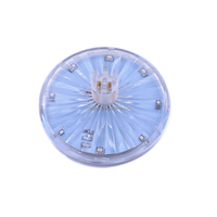 Lumière LED Cabochon plate 100 mm à 36 LED SMD3535 24V RGB pour parcs d'attractions et manèges, étanche