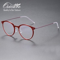 Lentes con Filtro de Luz Azul, Logotipo Personalizado, Gafas en Línea, Gafas Ópticas, Brillen, Gafas de Nylon y Titanio, Gafas de Lujo para Hombre