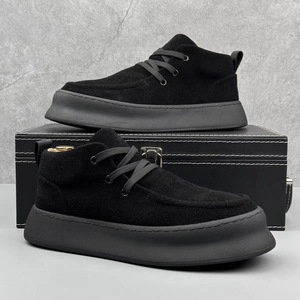 Zapatillas Deportivas Casuales para Hombre, de Piel Genuina, con Entresuela de EVA, Suela de TPR, Forro de PU, Modernas, Cómodas, Transpirables, para Caminar, Estilo Slip-On - Product Image 3