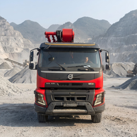 Camion pompe à béton Sany 2020 62m 510HP Diesel Euro V 4 essieux, d'occasion, faible nombre d'heures de fonctionnement, moteur fiable, productivité 180-120m/h