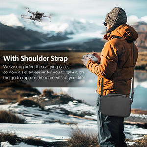 Amazear Sac de voyage portable en PU avec bandoulière Étui de transport compact NEO pour drones DJI NEO Accessoires - Product Image 6