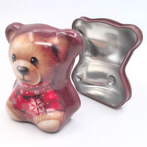 अनुकूलित छोटे भालू के आकार के वर्णगी बैंक टिन पैसे के लिए पुनर्नवीनीकरण धातु खिलौना बॉक्स को पुनर्नवीनीकरण कर सकता है - Product Image 4