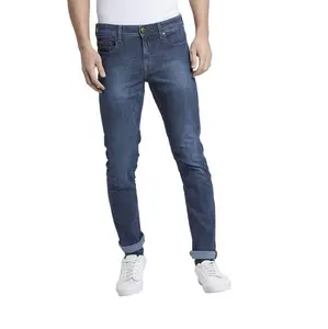 Mercado en línea Mejor venta Precio al por mayor Jeans Hombres Rasgados Skinny Stretch Denim Pants Slim Men Jeans Export From BD