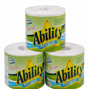 กระดาษชำระเนื้อเยื่อไม้บริสุทธิ์ 3 ชั้น 500 แผ่น เนื้อนุ่มพิเศษ ปลอดภัยสำหรับบ่อส้วม ใช้แล้วทิ้ง เป็นมิตรกับสิ่งแวดล้อม แบบม้วนมาตรฐาน - Product Image 6