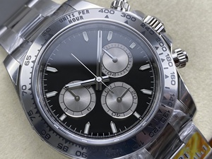 Reloj de Alta Calidad, Resistente al Agua, 40 mm, Fábrica ARF, Acero 904L, Movimiento 4131, Cronógrafo, Negro Gris Panda, Reloj de Buceo - Product Image 2