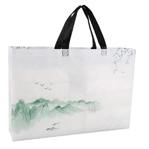 Ambiente barato laminado manejado <span class=keywords><strong>de</strong></span> compras no tejido bolsa personalizada con libre mascarillas desechables - Product Image 3