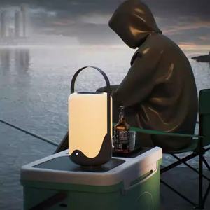 ไฟสวน LED พลังงานแสงอาทิตย์สำหรับกลางแจ้ง กันน้ำ ชาร์จไฟได้ เหมาะสำหรับสนามหญ้า ระเบียง และแคมป์ปิ้ง ไฟสร้างบรรยากาศแบบพกพา - Product Image 2